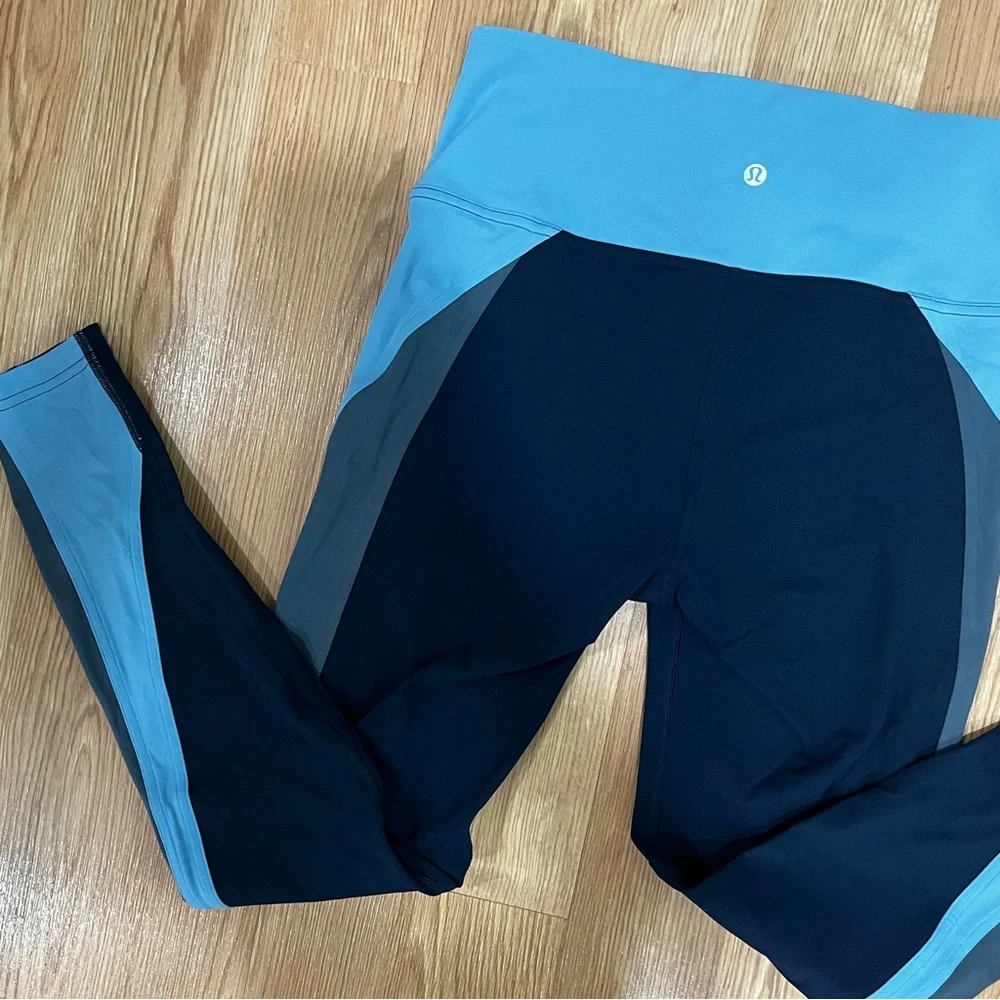 Blue Lululemon Leggings - Picture 2 of 5